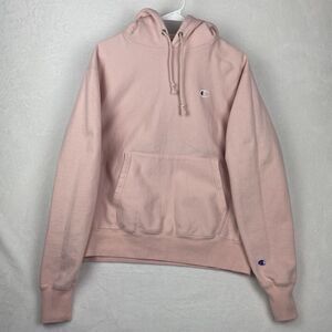 Vintage Champion Reverse Weave Sweater Adult Medium Pink Hoodie Heavy Sweatshirt